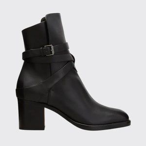 Karistrap Leather 70mm Red Sole Ankle Boot